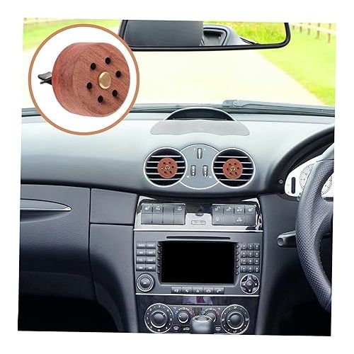  Healifty 8 Pcs Car Air Vent Decoration Aroma Clip Diffuser Plug in for Home Essential Oil Diffusers for Home Woodsy Decor Rosewood Desktop Office Incense Clip