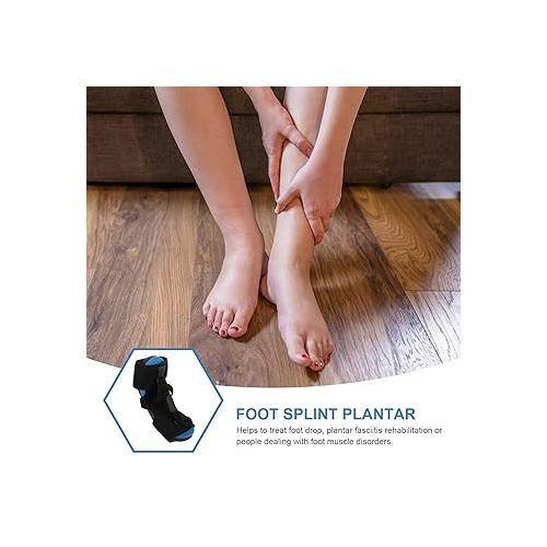  Healifty Plantar Fasciitis Night Splint 1 Pack - Dorsal Night Splint for Women & Men, Foot Brace for Plantar Fasciitis Night Splint, Achilles Tendonitis Night Splint