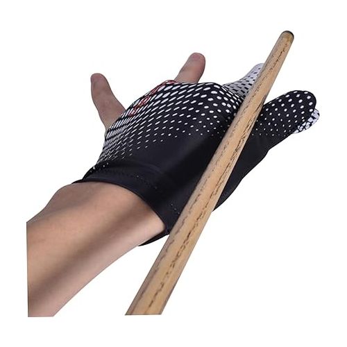  Healifty 2 pcs 3 Baseball Gloves Sport Accessories Gloves for Working Out Billiard Shooters Glove Billiard Glove