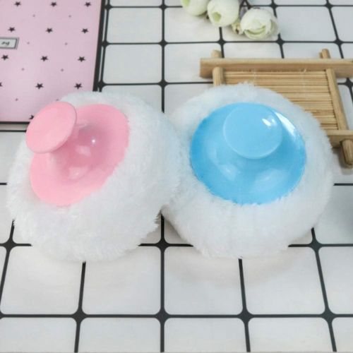  [아마존베스트]Healifty Powder Puff Baby Body Powder Puff with Handle 4PCS