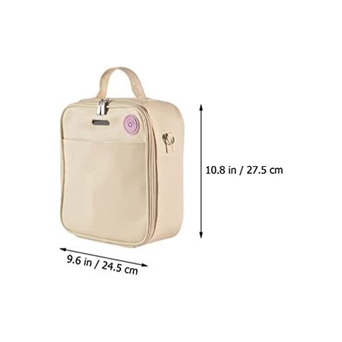 Healifty Portable Feeder Toy Sterilizer Bag Practical Baby Bag Sterilizer Bag (Beige)