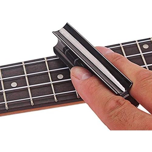  [아마존베스트]Healifty Guitar Slide Guitar Accessories Golden Stainless Steel Slider Stick for Electric Guitar