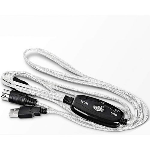  [아마존베스트]Healifty MIDI Cable USB Music Processing Cable Connection Cable PC Keyboard Adapter Cable for PC Laptop