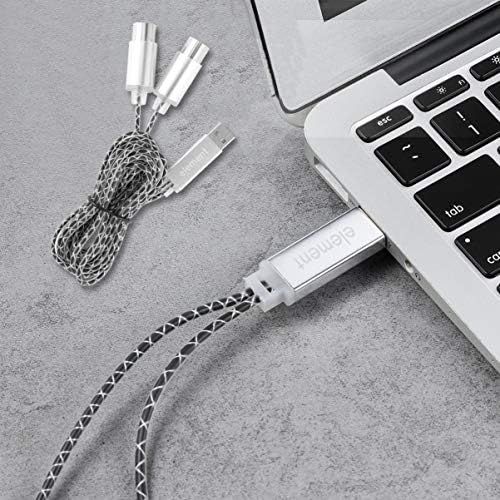  [아마존베스트]Healifty Havit 5 Pin MIDI to USB Cable USB MIDI Interface In Out to USB Converter MIDI Adapter with Piano Keyboard to PC Mac Laptop