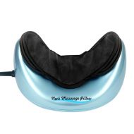 Healifty Neck Massage Pillow Shiatsu Kneading Shoulder Back Heat Massager for Car Home