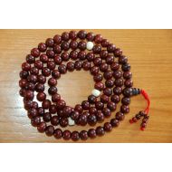 Healingmala Rosewood Mala with Yak Bone Spacers for Meditation