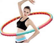 Health Hoop Health One Hoop Magnetic massage ball Hula Hoop Weighted 4.63lb for Diet Exercise
