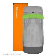 HealthyBells Sleeping Bag w/Sleeping Pad Sleeve