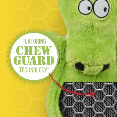  Hear Doggy! Flattie with Chew Guard Technology Ultrasonic Squeaker Dog Toys