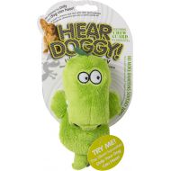 Hear Doggy! Flattie with Chew Guard Technology Ultrasonic Squeaker Dog Toys