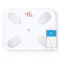 Heart .Attack&digital-bath-scales White pro Smart Scales Household Premium Support Bluetooth APP Fat Percentage Digital Body Fat Weighing Scale,White