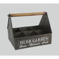 Heart of America Herb Garden Metal Divided Planter