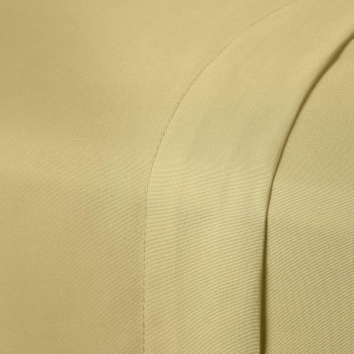  Hearth & Harbor Harbor & Hearth Size 4Piece Bed Sheet Set, Mellow Yellow - Best Quality Double Brushed Microfiber Sheets. - Wrinkle, Fade, Stain Resistant., Light Yellow, King