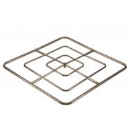 Hearth Products Controls (HPC Square Stainless Steel Fire Pit Burner (FRSSQ-36-NG), 36x36-Inch, Natural Gas