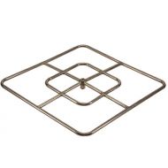 Hearth Products Controls (HPC Square Stainless Steel Fire Pit Burner (FRSSQ-24-NG), 24x24-Inch, Natural Gas