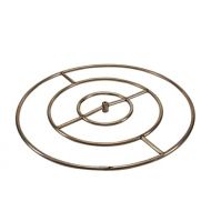 Hearth Products Controls (HPC Round Stainless Steel Fire Pit Burner (FRS-36HC-NG), 36-Inch, High Capacity, Natural Gas