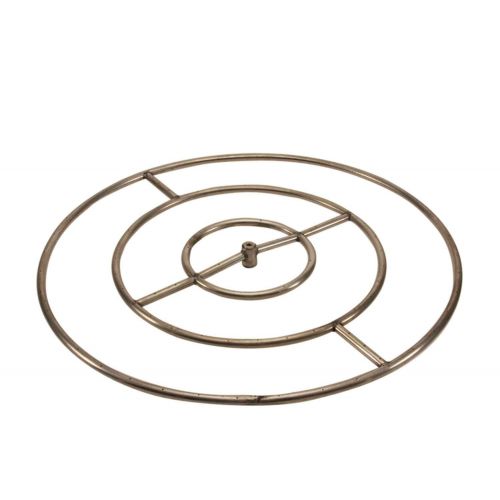  Hearth Products Controls (HPC Round Stainless Steel Fire Pit Burner (FRS-36HC-NG), 36-Inch, High Capacity, Natural Gas