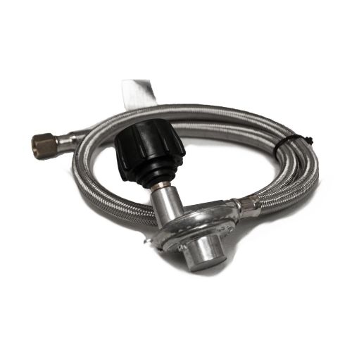  Hearth Products Controls (HPC 20 lb Propane Tank Regulator (658SS-90-36), 36-Inch Stainless Steel Hose