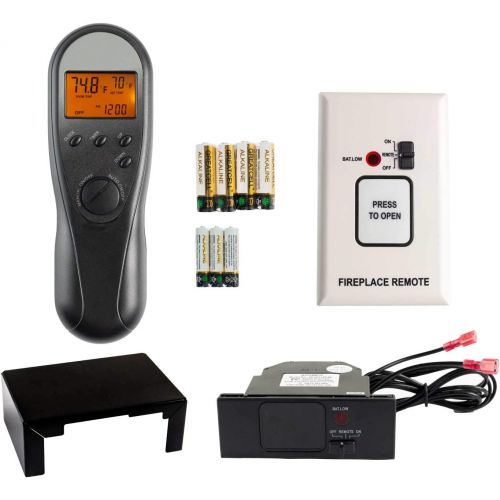  Hearth Products Controls Acumen Timer/Thermostat Fireplace Remote Control with 9-Foot Wires (RCK-KW)