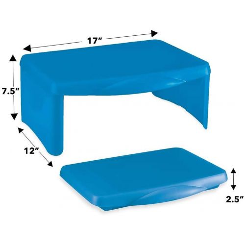  [아마존베스트]HearthSong Collapsible Folding Lap Desk, in Blue