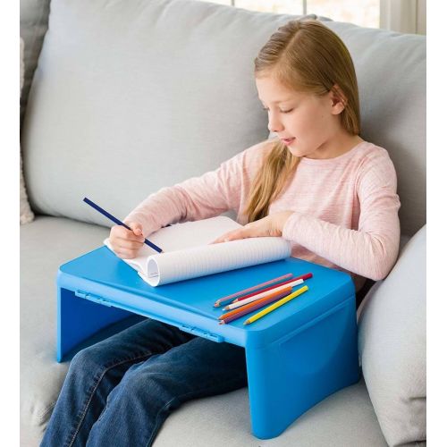  [아마존베스트]HearthSong Collapsible Folding Lap Desk, in Blue