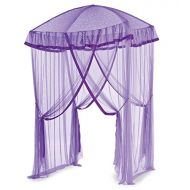 [아마존베스트]HearthSong Sparkling Lights Light-Up Bed Canopy for Twin, Full, or Queen Beds, 58 L x 50 W