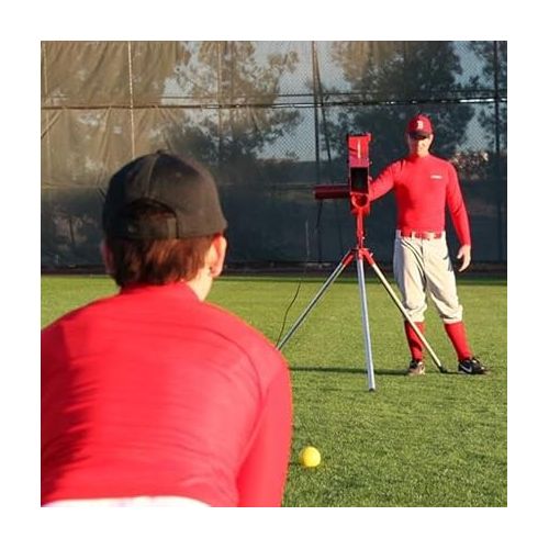  Heater Sports Softball Pitching Machine with 9 Ball Automatic Feeder