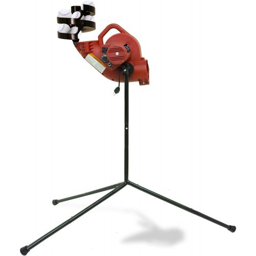  Heater Sports Base Hit Lite & Real Baseball Pitching Machine Great for All Ages for Hitting and Fielding