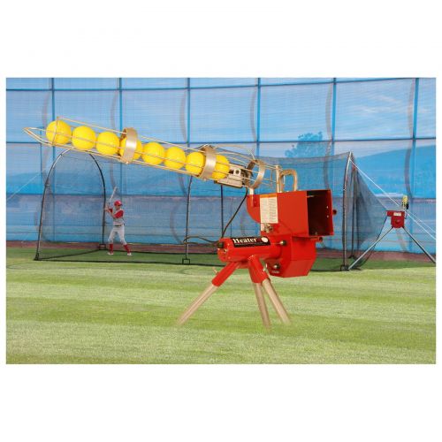  Heater Sports 24 ft. Softball Pitching Machine & Xtender Batting Cage Package
