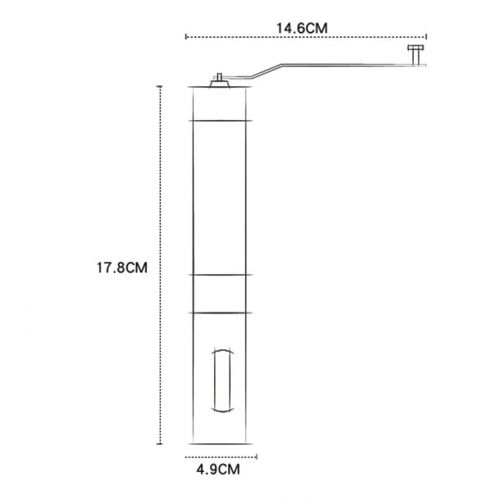  Heaviesk Edelstahl Grinder Manuelle Kaffeemuehle Tragbare Handbrecher Pfeffer Schleifen Bohnenmuehle Keramik Schleifen Kern