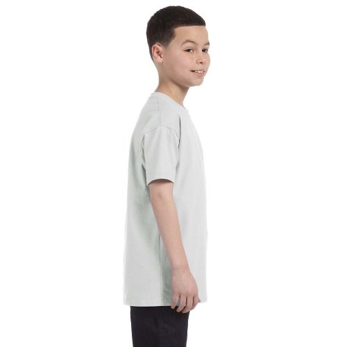  Heavy Cotton Boys Ash Grey T-Shirt by Gildan