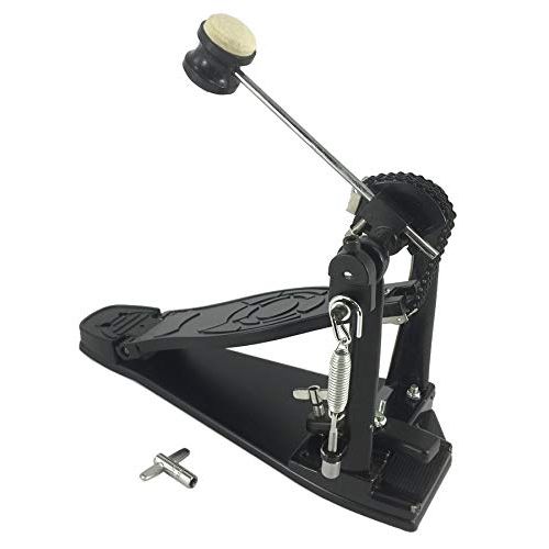  EDMBG Heavy-Duty Pro Quality Single Kick Bass Drum Pedal Chain Drive Adjustable