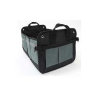 Heavy Duty Car Trunk Cargo Organizer 14 Pockets and 2 Straps - Black