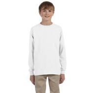 Heavyweight Blend Boys White Long-Sleeve T-Shirt