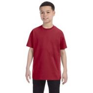 Heavyweight Blend Boys Crimson CottonPolyester T-shirt
