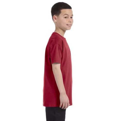  Heavyweight Blend Boys Crimson CottonPolyester T-shirt