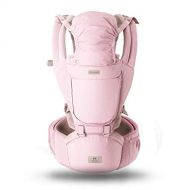 Hebei Baby Wrap Carrier with Hip Seat, Convertible Backpack, All Carry Positions,Cotton Sling for Infants, Babies and Toddlers,Pink