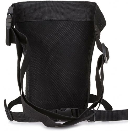  Hebetag Nylon Drop Leg Bag Hiking Waist Pack for Men Women Tactical Motorcycle Bike Cycling Riding Travel Outdoor Sports Fanny Pouch