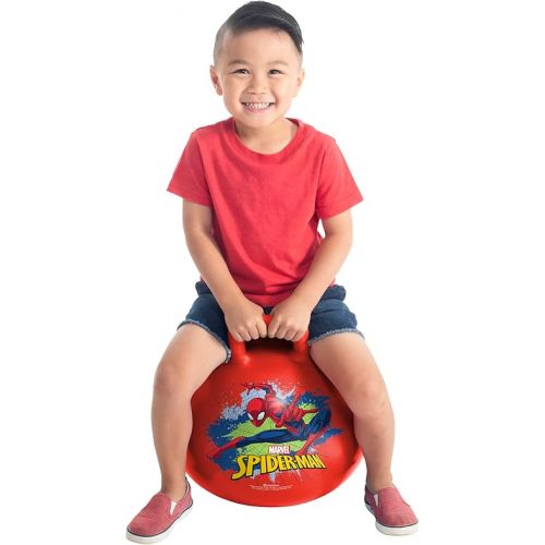  Hedstrom Marvel Spiderman 15 Inch Hopper Ball, Jumping Ball for Kids 55-97064