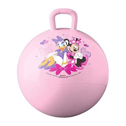  [아마존베스트]Hedstrom Minnie Mouse Happy Helpers Hopper Ball, Hop Ball for Kids, 15 Inch