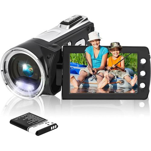  Heegomn Kids Video Camera Camcorders Digital Camera Recorder FHD 1080P 30FPS 2.7 Inch Video Recorder Vlogging Camera DV Camcorder for Kids Children Student Teenager Beginner-Holiday Birthd