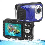 Heegomn Waterproof Digital Camera for Kids,HD 1080P 16 FT Underwater Camera 2.8 LCD 21MP Kids Video Camcorder with Rechargeable Battery,Point and Shoot Camera for Teenagers Students Gifts