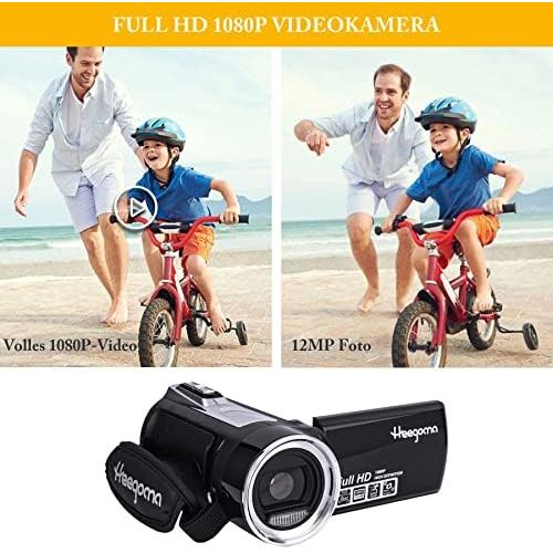  [아마존베스트]Heegomn Digital Video Camera for YouTube Vlogging 1080P Mini DV Video Camcorder for Kids/Kids/Beginners/Teenagers