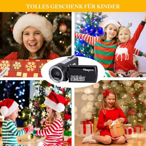  [아마존베스트]Heegomn Digital Video Camera for YouTube Vlogging 1080P Mini DV Video Camcorder for Kids/Kids/Beginners/Teenagers