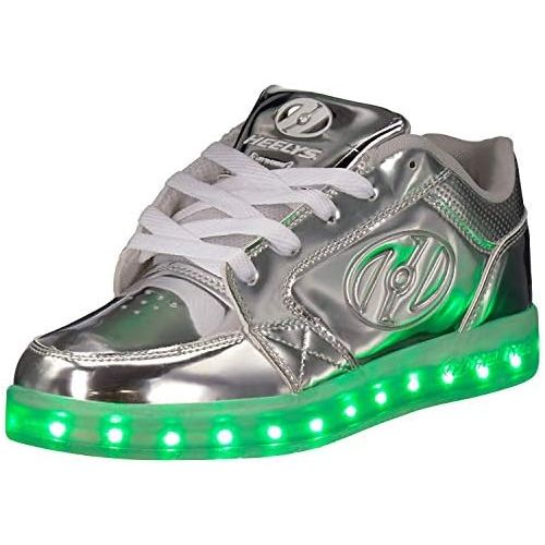  Heelys Unisex-Kinder Fitnessschuhe, Silber/Chrom