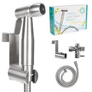 HeepWah Baby HeepWah Stainless Steel Diaper Sprayer and Bidet Sprayer for Toilet - Handheld Bidet with Adjustable Spray Perfect for Cloth Diapers and as Personal Shattaf - Modern Bidet for Toil