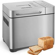 HEICHKELL Bread Maker Elegant 650 W 500 1000 g Bread Weight Ceramic Coating Bread Baker 19 Baking Programmes Gluten Free BPA Free