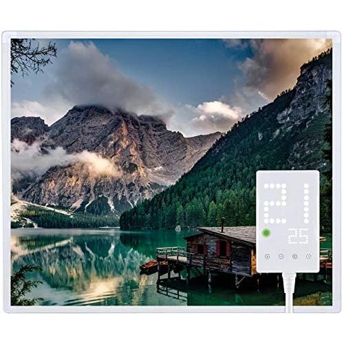  [아마존베스트]Miweba Heidenfeld HF-HP105 Infrared Heating Panel with Photo Motifs, German Quality Brand, TUEV GS Certified, 300 / 360 / 450 / 600 / 720 W, 3 - 19 m2