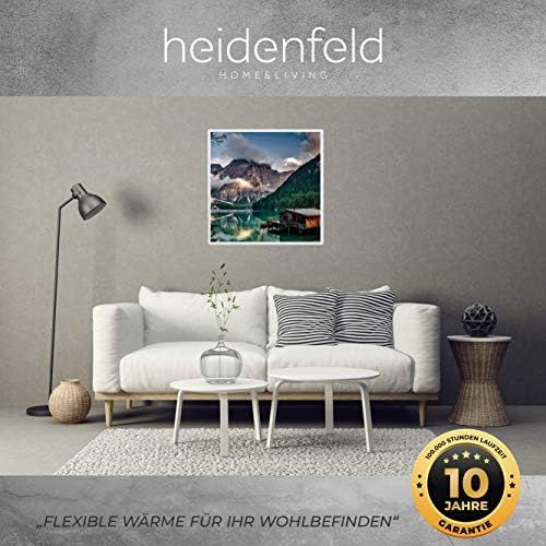  [아마존베스트]Miweba Heidenfeld HF-HP105 Infrared Heating Panel with Photo Motifs, German Quality Brand, TUEV GS Certified, 300 / 360 / 450 / 600 / 720 W, 3 - 19 m2