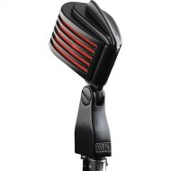 Heil Sound The Fin Vocal Microphone with LED Lights (Matte Black Body, Red LEDs)